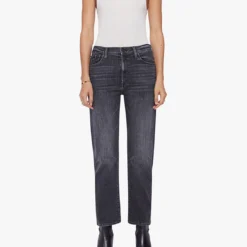 MOTHER Ditcher Zip Ankle Jean - Smoking Section