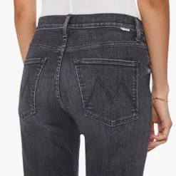 MOTHER Ditcher Zip Ankle Jean - Smoking Section -Deals Moda Zoom Store 10078 1298 SKO 0134C