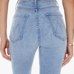 MOTHER Rider High Waist Ankle Jean - Study Abroad -Deals Moda Zoom Store 10304 360 SYB 2817C