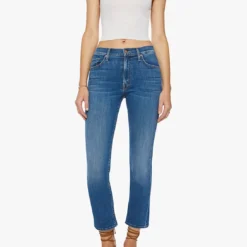 MOTHER Mid Rise Rider Ankle Jean - Right On