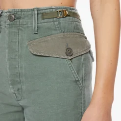 MOTHER The GI Jane Greaser Nerdy Pant - On The Double -Deals Moda Zoom Store 10587 1260 ODL 0918C