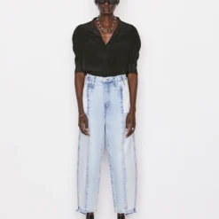 FRAME Gillian Shirt -Deals Moda Zoom Store 133 LWSH2437 NOIR 13652