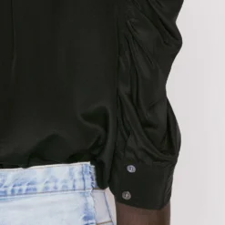 FRAME Gillian Shirt -Deals Moda Zoom Store 133 LWSH2437 NOIR 1393