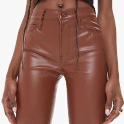 MOTHER Mid Rise Dazzler Ankle Jean - Friar Brown -Deals Moda Zoom Store 1686 1017 FBN 5546C FINISHED