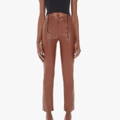 MOTHER Mid Rise Dazzler Ankle Jean - Friar Brown