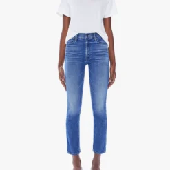 MOTHER Mid Rise Dazzler Ankle Jean - Wish On A Star