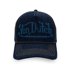 Von Dutch Stone Trucker Hat - Denim