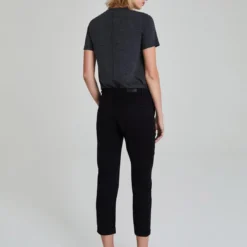 AG Jeans Caden Sateen Trouser Pant - Black 9 AG Jeans Caden Sateen Trouser Pant - Black -Deals Moda Zoom Store 431Z20 BLK 3