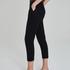AG Jeans Caden Sateen Trouser Pant - Black 8 AG Jeans Caden Sateen Trouser Pant - Black -Deals Moda Zoom Store 431Z20 BLK 6