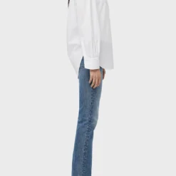 Rag & Bone Maxine Shirt - White -Deals Moda Zoom Store 80WAW22PA050PO50 100 D