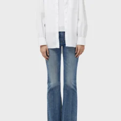 Rag & Bone Maxine Shirt - White -Deals Moda Zoom Store 81WAW22PA050PO50 100 C