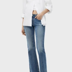 Rag & Bone Maxine Shirt - White -Deals Moda Zoom Store 82WAW22PA050PO50 100 A