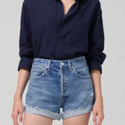 CITIZENS OF HUMANITY Kayla Shirt -Navy