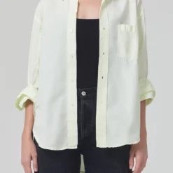 CITIZENS OF HUMANITY Kayla Shirt - Lime Leaf