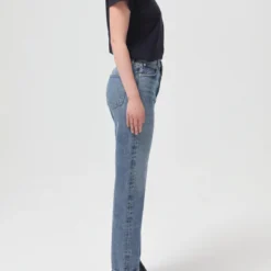AGOLDE 90's Pinch Waist High Rise Straight Jean - Navigate -Deals Moda Zoom Store A154 1206 90S PINCH WAIST NAVIGATE 2071