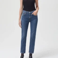 AGOLDE Merrel Mid Rise Straight Jean - Cinema