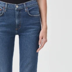 AGOLDE Merrel Mid Rise Straight Jean - Cinema -Deals Moda Zoom Store A9021B 1370 MERREL JEAN CINEMA 9760