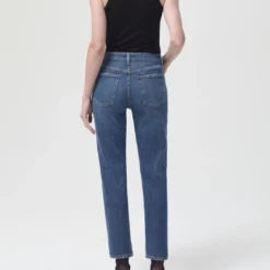 AGOLDE Merrel Mid Rise Straight Jean - Cinema -Deals Moda Zoom Store A9021B 1370 MERREL JEAN CINEMA 9779