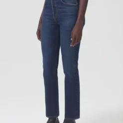 AGOLDE Riley High Rise Straight Long Jean - In Divided -Deals Moda Zoom Store A9090B 1255 RILEY LONG DIVIDED 477 600x 617dae53 d450 40c5 8f4a 7b2b46cc217d