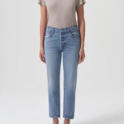 AGOLDE Kye Mid Rise Sraight Crop Jean - Forseen