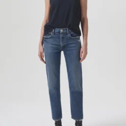 AGOLDE Kye Mid Rise Straight Crop Jean - Notion