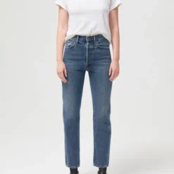 AGOLDE 90's Pinch Waist High Rise Straight Jean - Portrait