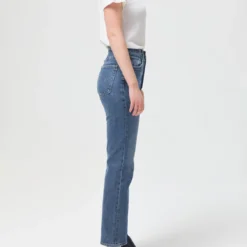 AGOLDE 90's Pinch Waist High Rise Straight Jean - Portrait -Deals Moda Zoom Store AGOLDE937X2190SPINCHWAISTPORTRAIT4
