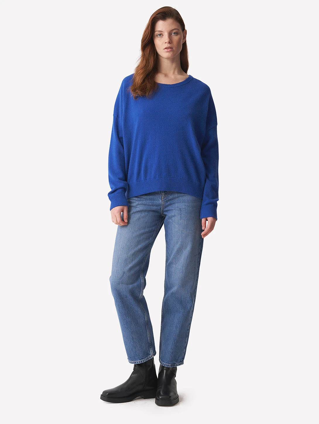 Betsy Boyfriend Crew Sweater 1 Betsy Boyfriend Crew Sweater