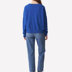 Betsy Boyfriend Crew Sweater 6 Betsy Boyfriend Crew Sweater -Deals Moda Zoom Store AW23 B 095 4648