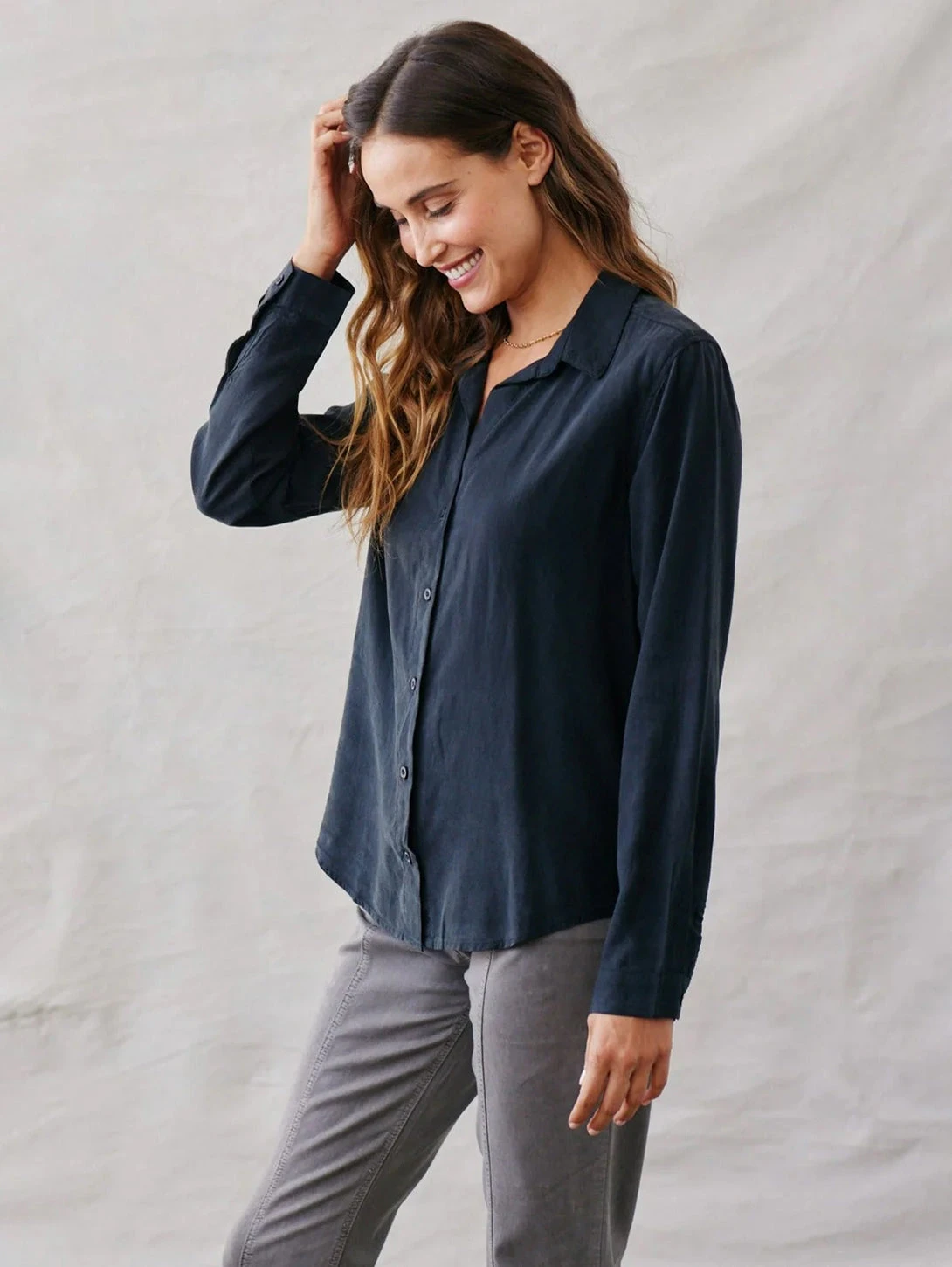 Long Sleeve Classic Button Down - Image 7