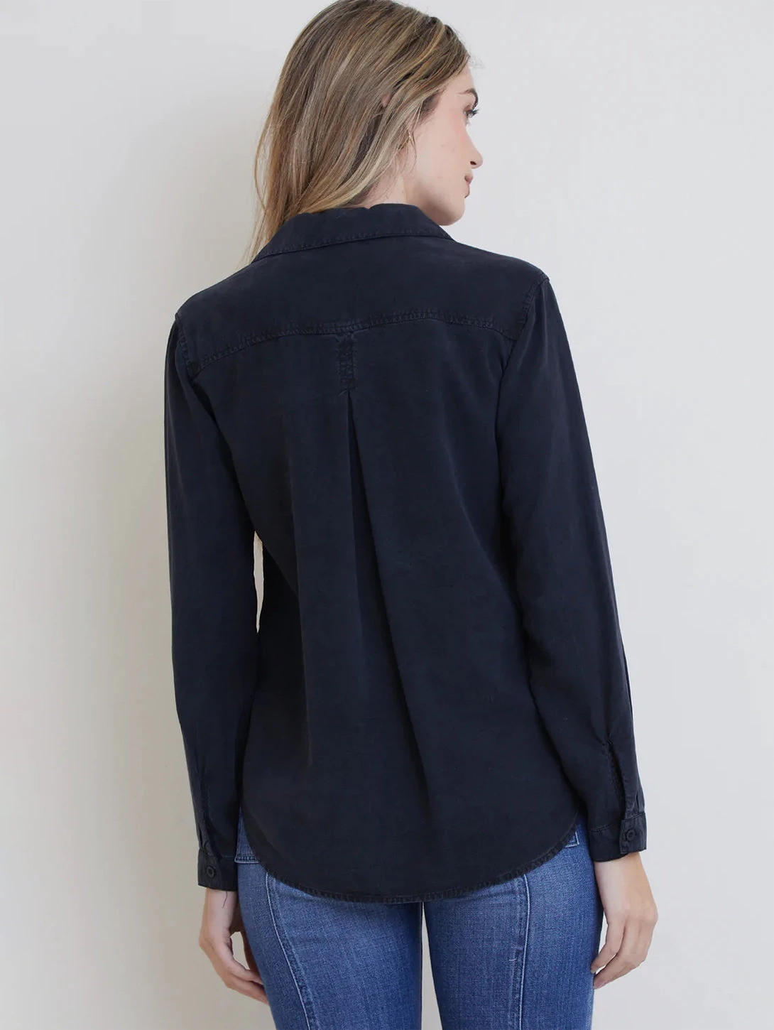 Button Down Shirt - Black - Image 3