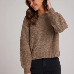 Boucle Crewneck Sweater