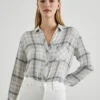 RAILS Brady Plaid Shirt - Sky Haze