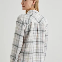 RAILS Brady Plaid Shirt - Sky Haze -Deals Moda Zoom Store BRADY SKY HAZE 5 767x c391dd58 ac2b 49de bf06 860a2400a881