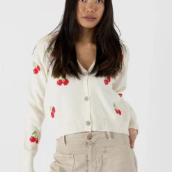 Cherry Cardigan - Off White