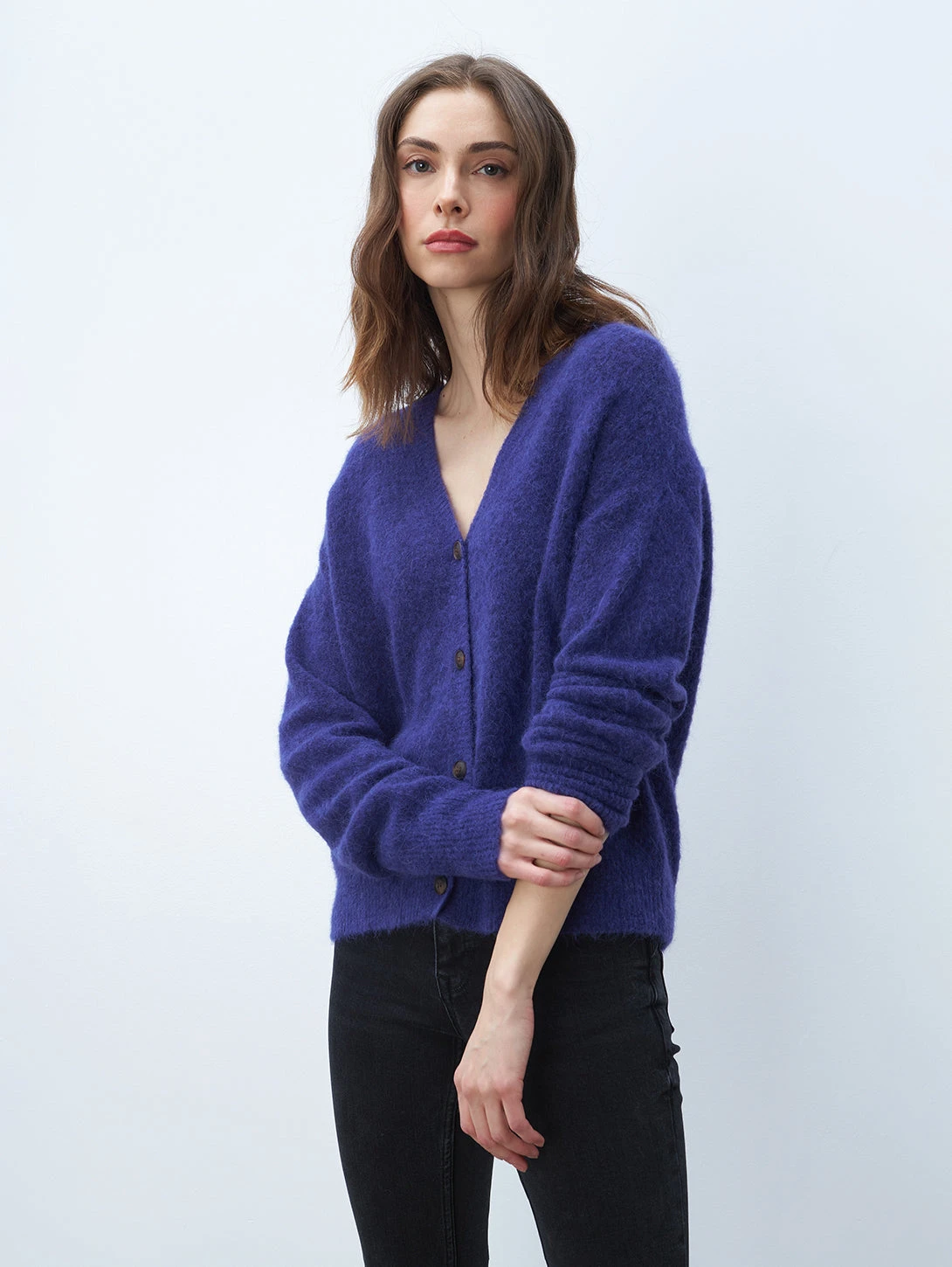 LINE Clara Cardigan - Amethyst