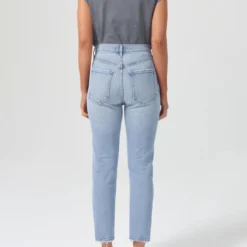 AGOLDE Riley High Rise Crop Straight Jean - Dynamic -Deals Moda Zoom Store Dynamic 2