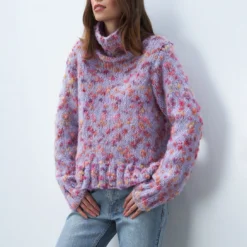 LINE Fleur Turtleneck Sweater - Lilac