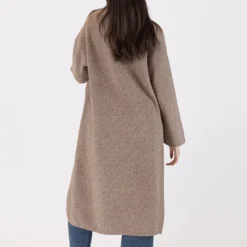 Hugh Coatigan - Driftwood 7 Hugh Coatigan - Driftwood -Deals Moda Zoom Store HUGH F23 DRIFTWOOD 4