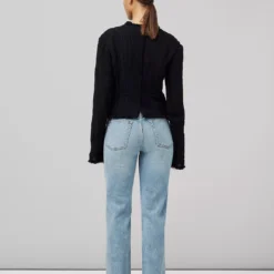 Rag & Bone Harlow Mid Rise Straight Jean - Lou 1 -Deals Moda Zoom Store Harlow Straight Lou 410 1
