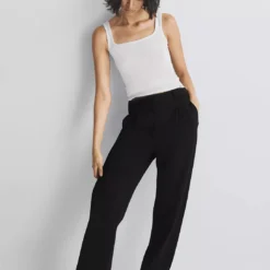 Rag & Bone Irina Ponte Pant - Black -Deals Moda Zoom Store Irina Ponte Trouser 001