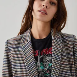 RAILS Jac Blazer - Cardinal Pine Multi -Deals Moda Zoom Store JAC CARDINALPINEMULTI 3