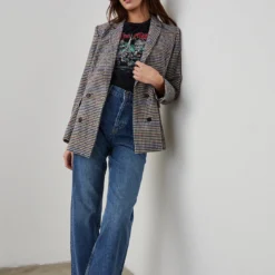 RAILS Jac Blazer - Cardinal Pine Multi -Deals Moda Zoom Store JAC CARDINALPINEMULTI 5