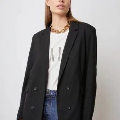 RAILS Jac Blazer - Black Twill