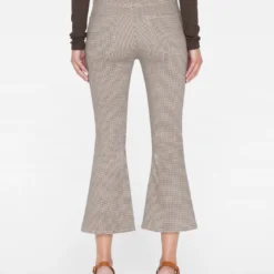 FRAME Le Crop Flare Pant - Camel Multi -Deals Moda Zoom Store LCF403P CAMELMULTI 0972