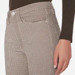 FRAME Le Crop Flare Pant - Camel Multi -Deals Moda Zoom Store LCF403P CAMELMULTI 0979