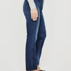 AG Jeans Saige High Rise Straight Jean - Gondola -Deals Moda Zoom Store LED1A99GOLA 4