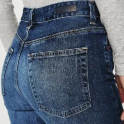 AG Jeans Saige High Rise Straight Jean - Gondola -Deals Moda Zoom Store LED1A99GOLA 5