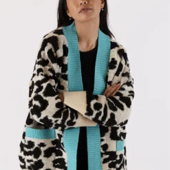 Deals Moda Zoom Store -Deals Moda Zoom Store LEO F23 LEOPARD TEAL 2