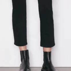 FRAME Le High Straight Jean - Film Noir -Deals Moda Zoom Store LHST403 FILM NOIR FRSU22EC WOMENS DAY 06 0017HR